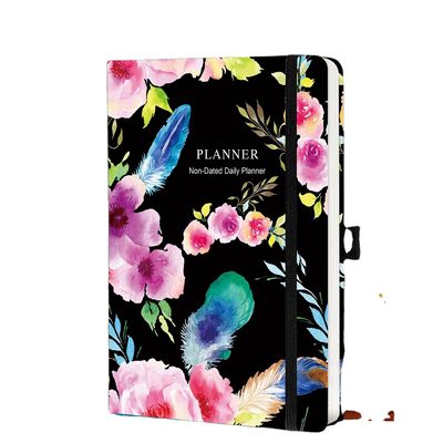 Thermal Binding Hardcover Diary Planner Journal Set for Daily Weekly Monthly Planning