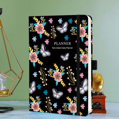Thermal Binding Hardcover Diary Planner Journal Set for Daily Weekly Monthly Planning